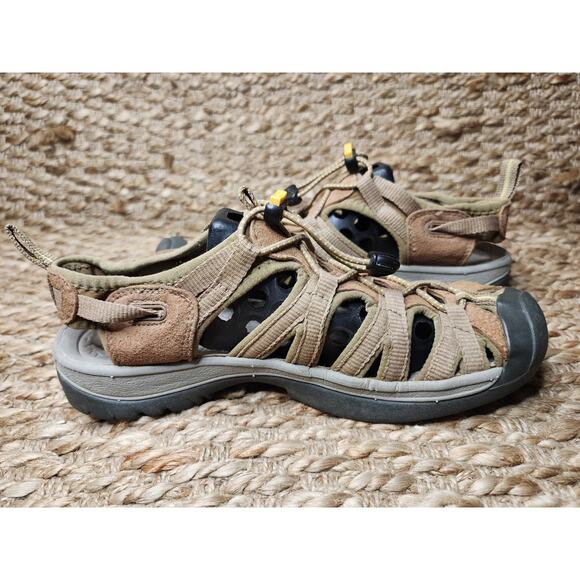 Keen WHISPER Sandals Brown 1003713 Womens Size 8.5 Casual Beach Travel - Picture 7 of 10